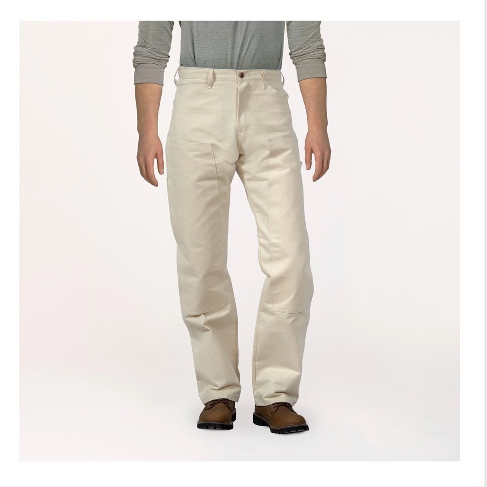 Round House Men's #1101 Natural Drill Double-Front Painter Jean 32x30